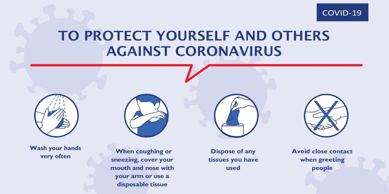 Measures to protect yourself and others against Coronavirus 