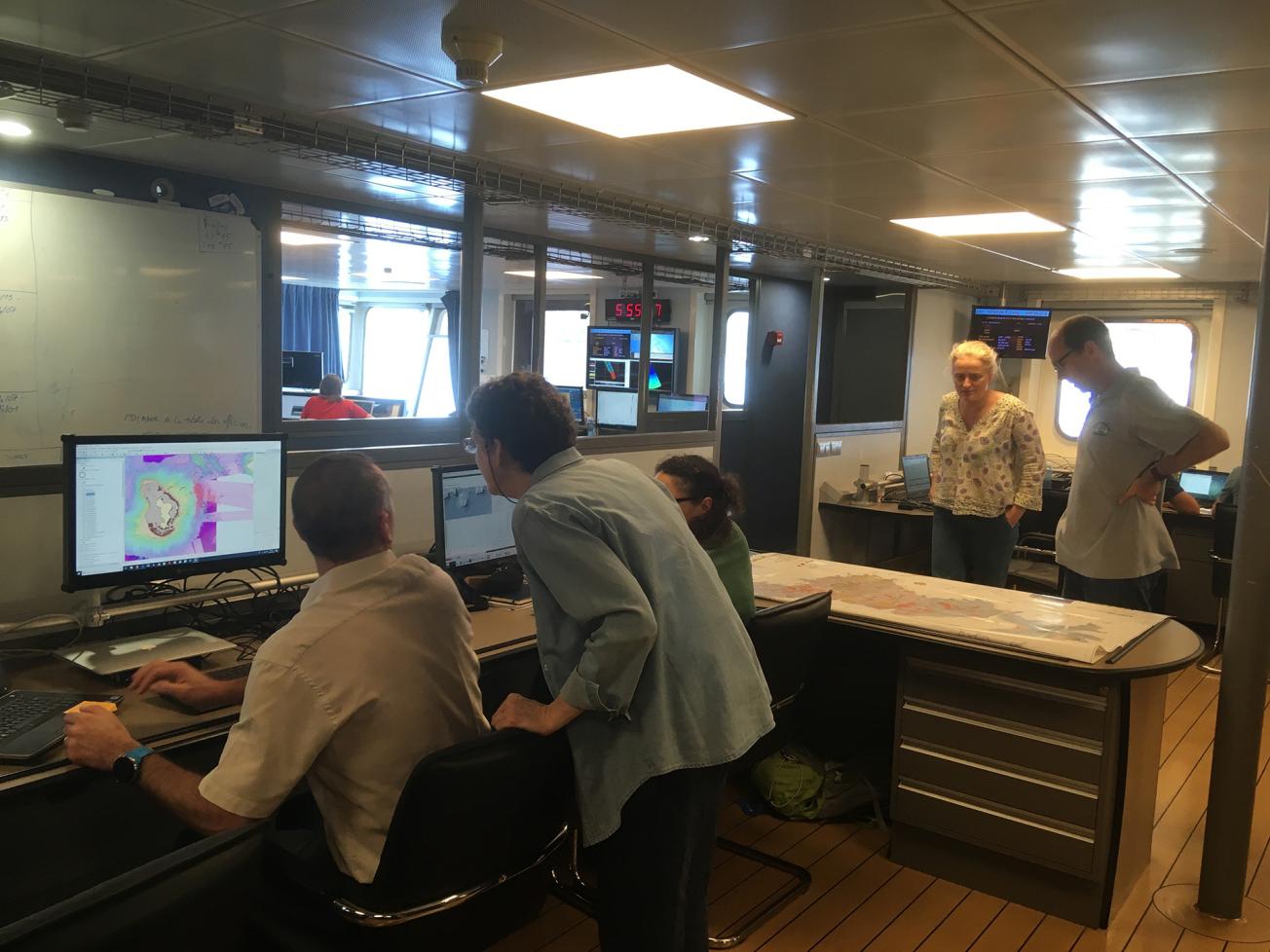  Three BRGM researchers participated in the seagoing measurement campaign on board the Marion-Dufresne oceanographic vessel  