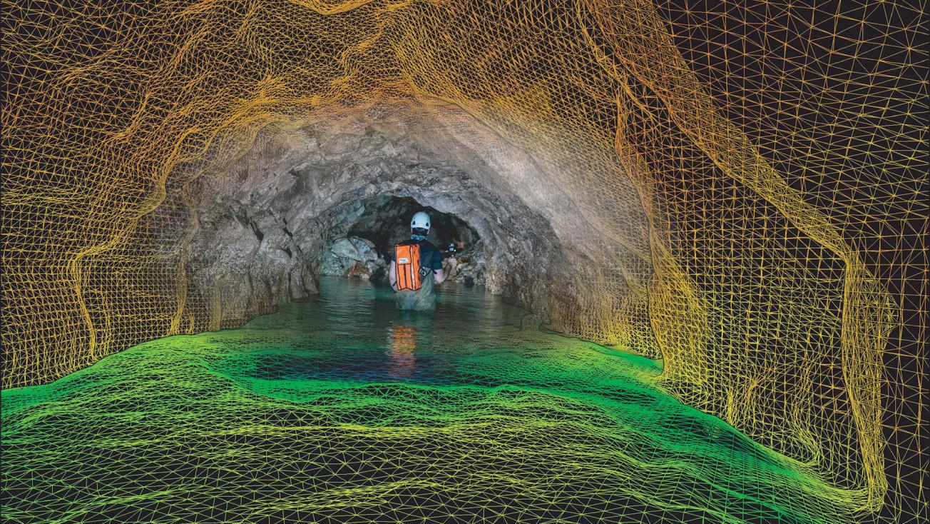 3D scan of an underground gallery (Haute-Vienne, 2018) 