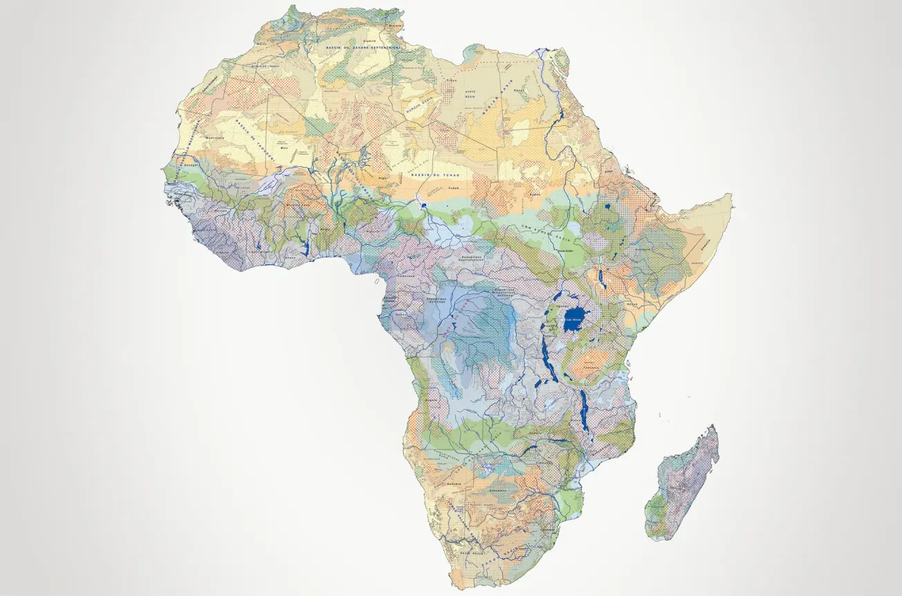 Hydrogeological map of Africa 