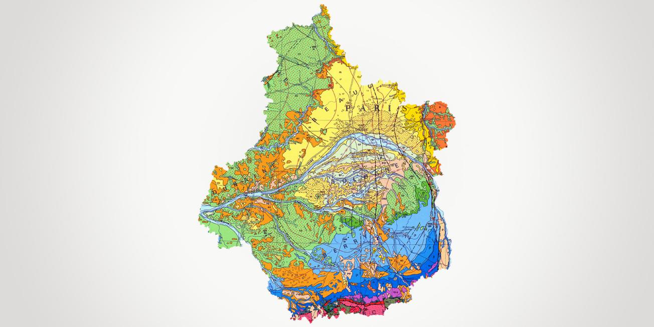  Carte géologique de Centre-Val de Loire 