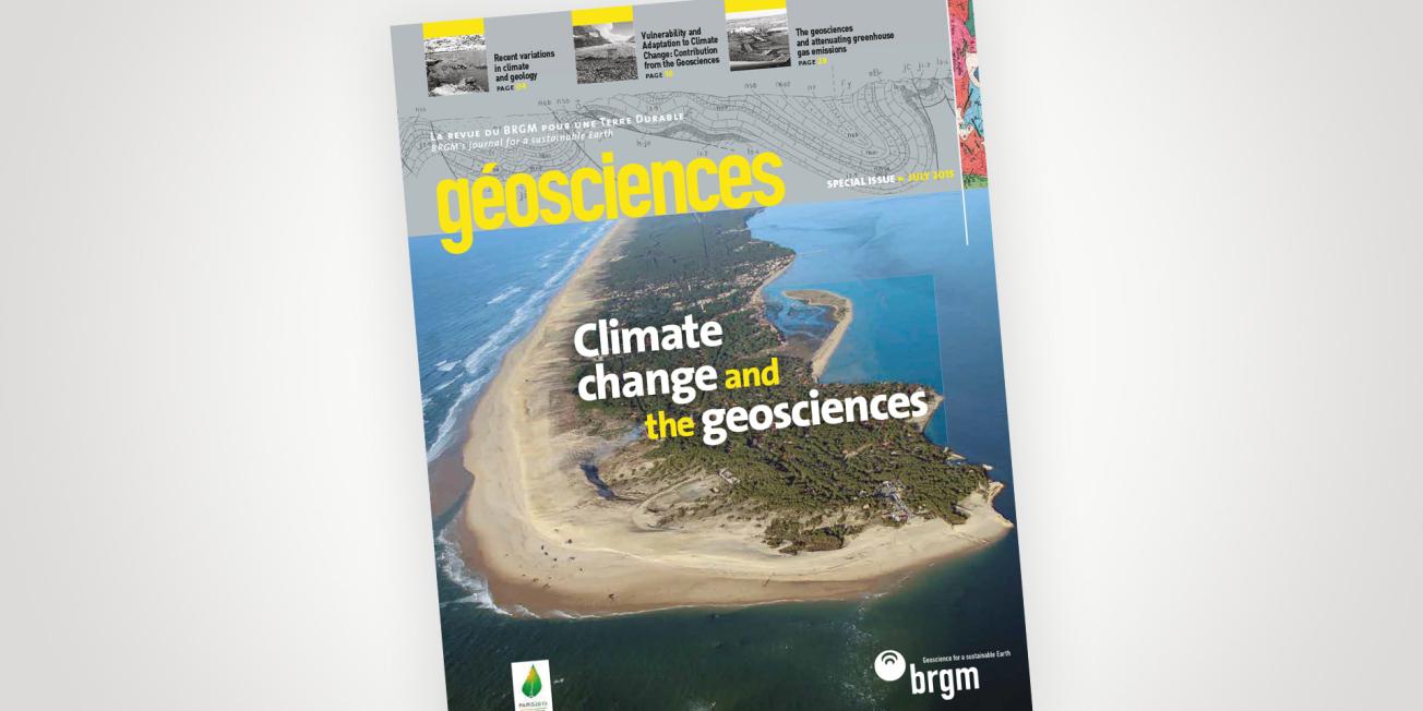 Cover of Geosciences journal special issue on climate change 