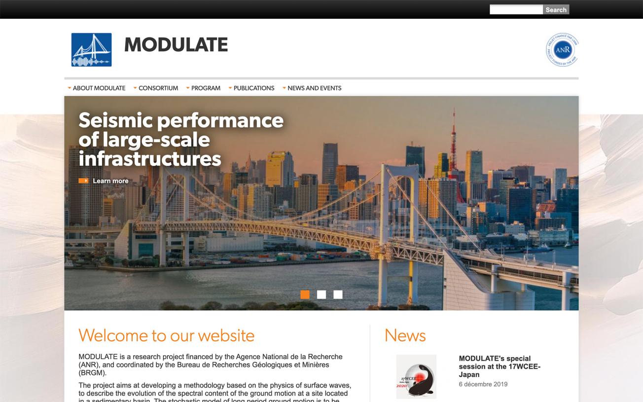 MODULATE home page