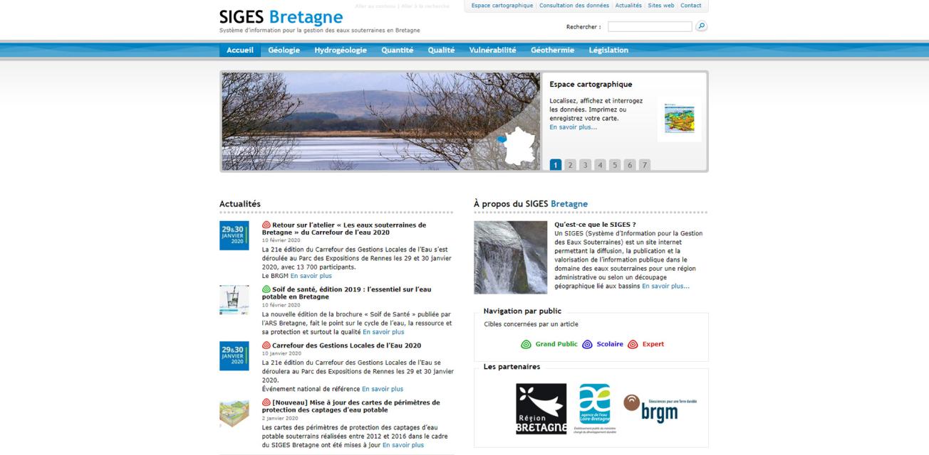 SIGES Bretagne home page