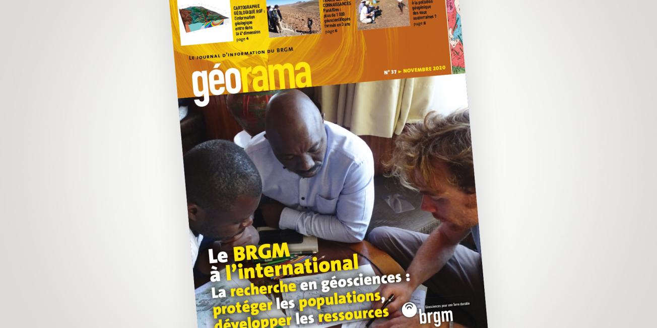 Cover of issue 37 of the Georama newsletter