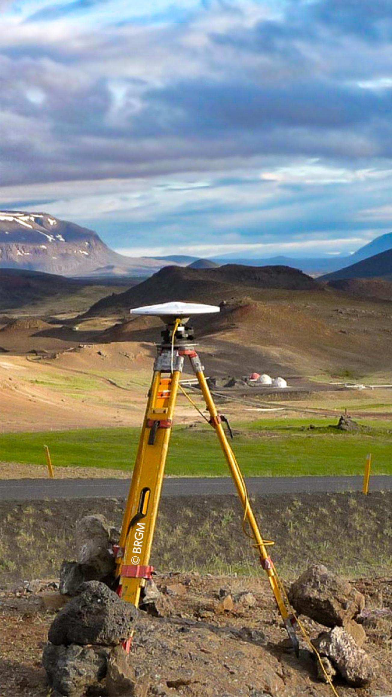 GPS station, Iceland