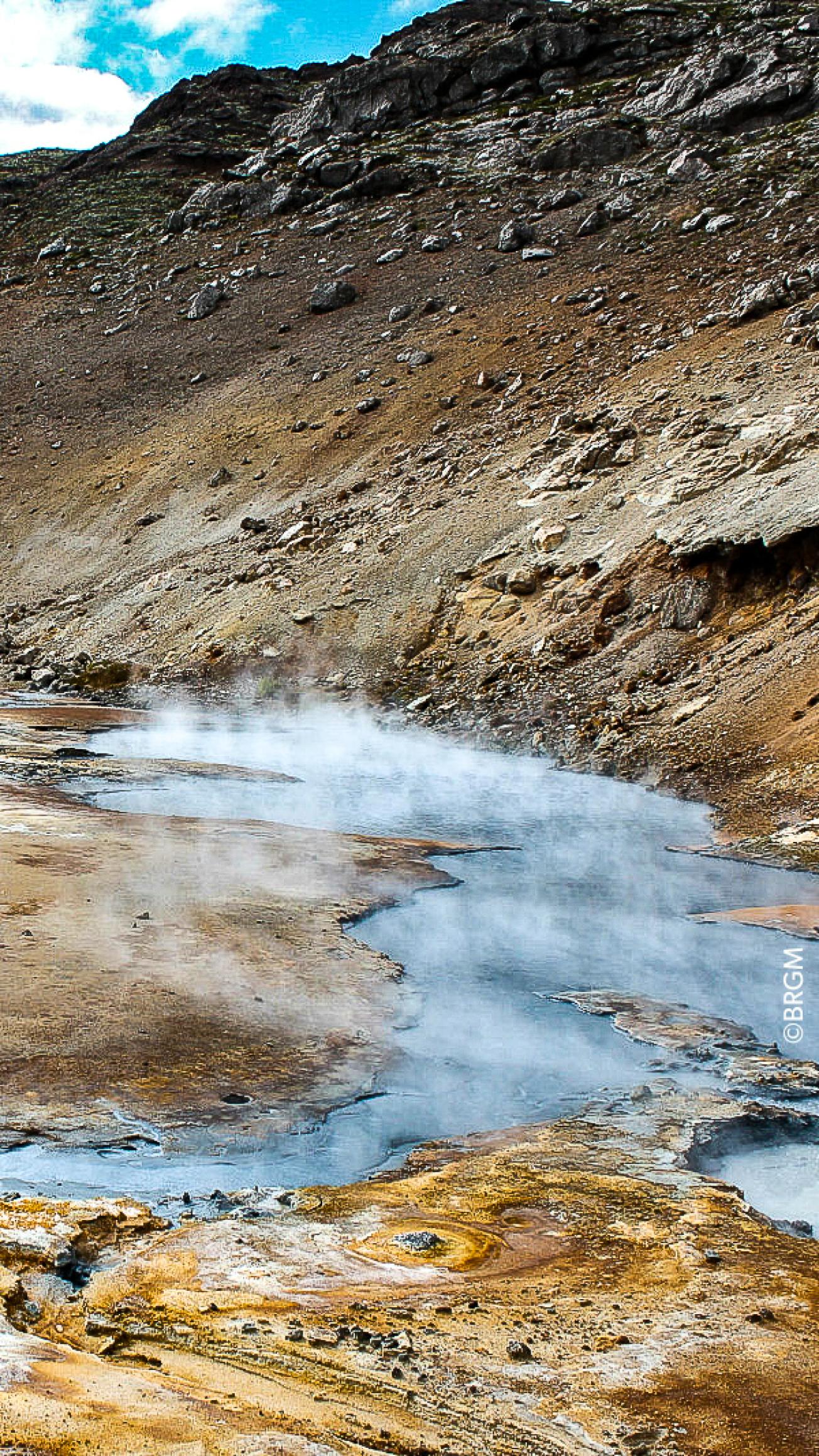 Champ géothermique, Islande