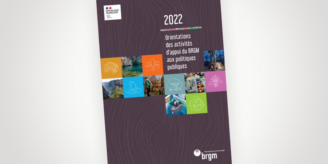 Cover of BRGM's public policy support activities orientation document