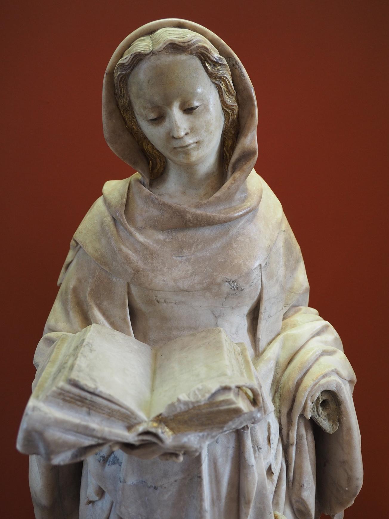 Sainte tenant un livre ouvert, 1500 - 1525, Musée du Louvre