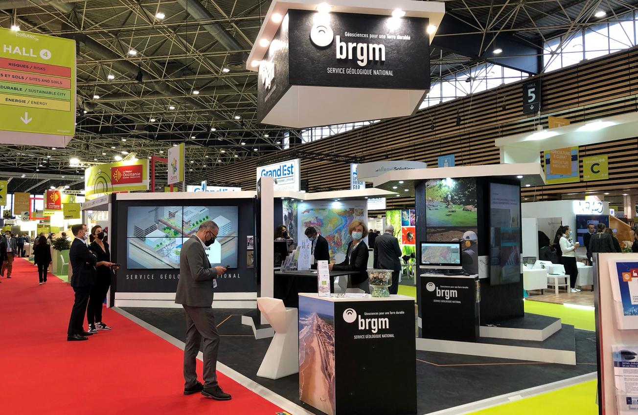 BRGM stand at Pollutec 2021