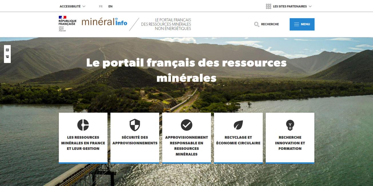 Minéralinfo home page