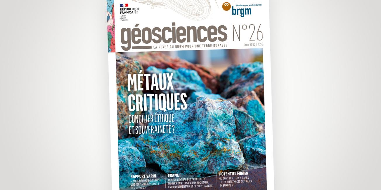 Cover of Issue 26 of the Géosciences journal.