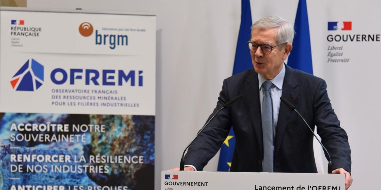 Lancement de l’OFREMI (Observatoire français des ressources minérales pour les filières industrielles), le 29 novembre 2022 à Paris.