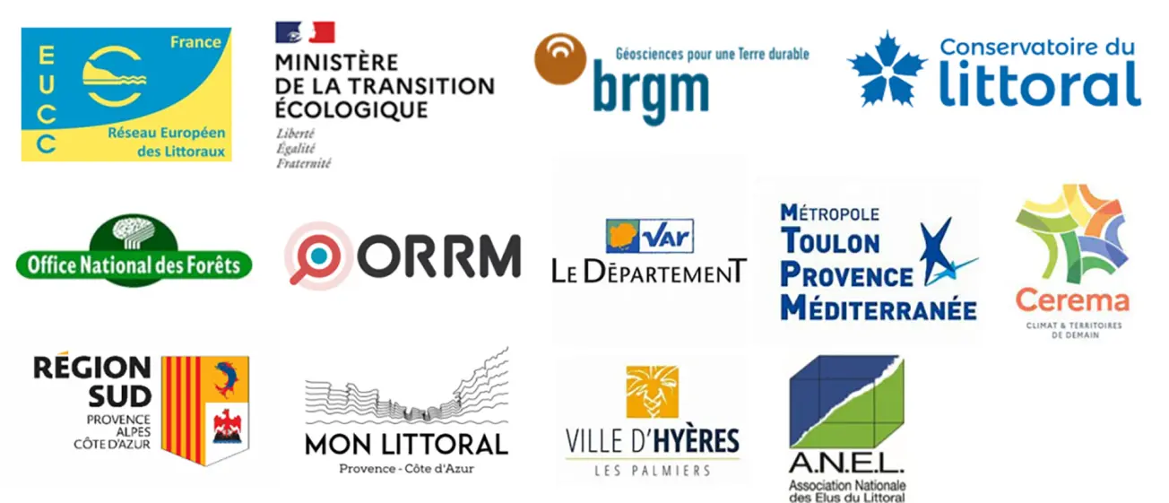 Logos des partenaires de l'atelier EUCC-France 2022.