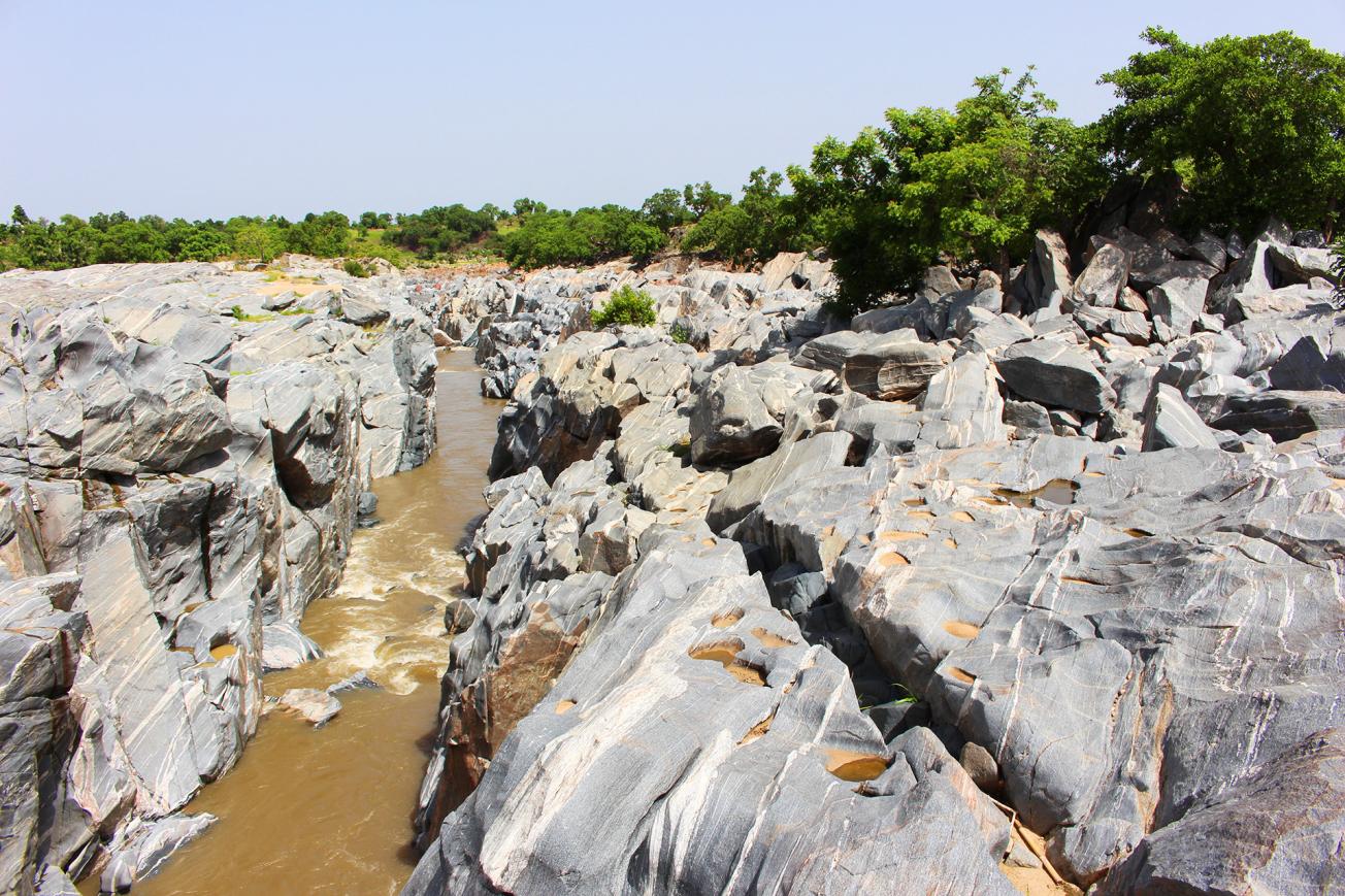 Field survey on a granite inselberg in the Djoum sector in the extreme south of Cameroon. 