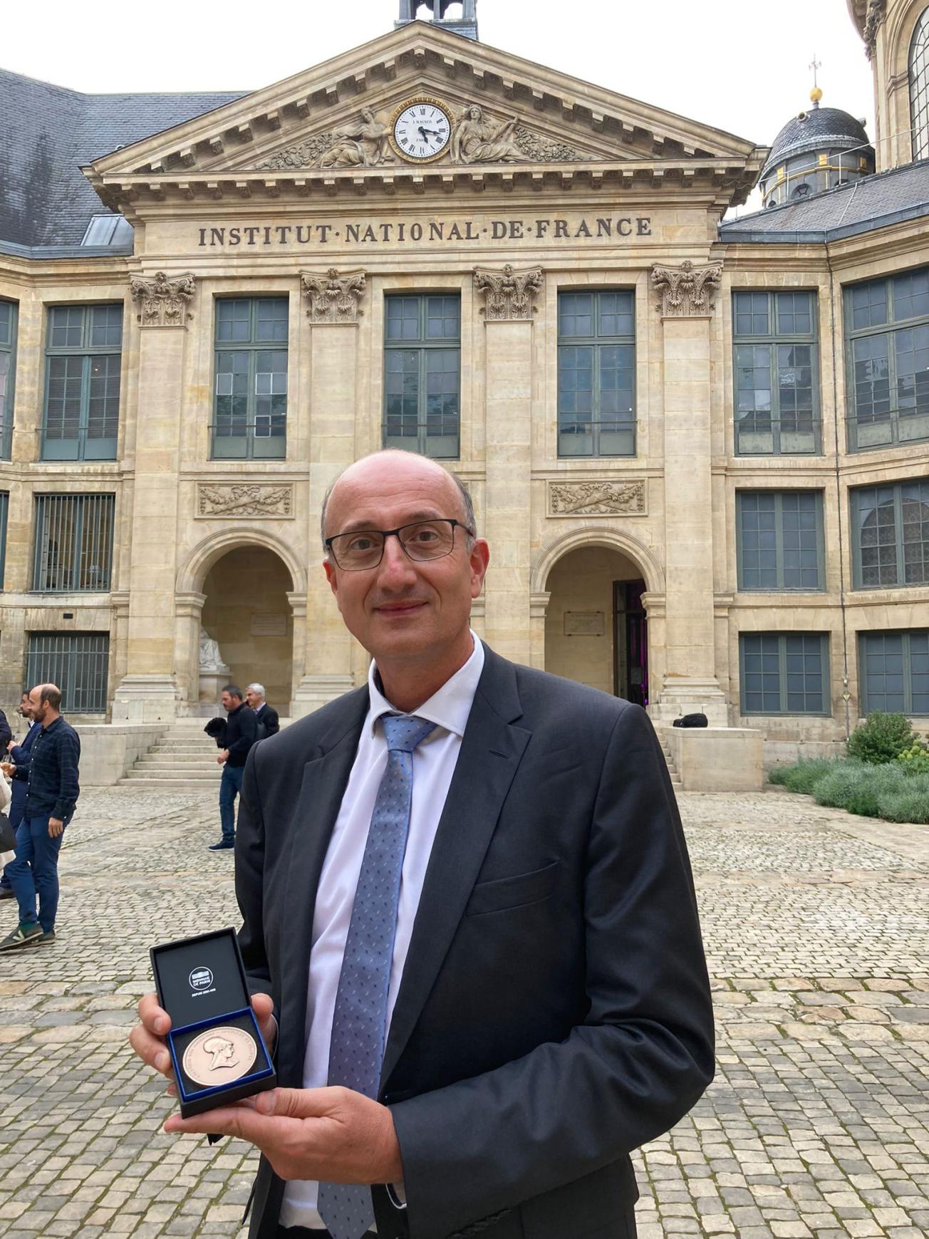 Vincent Lagneau was awarded the 2023 BRGM Dolomieu Prize on 17 October.