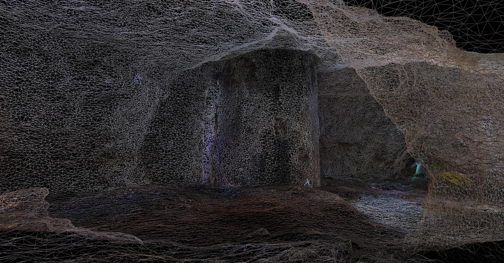 3D model of an underground quarry in Orléans