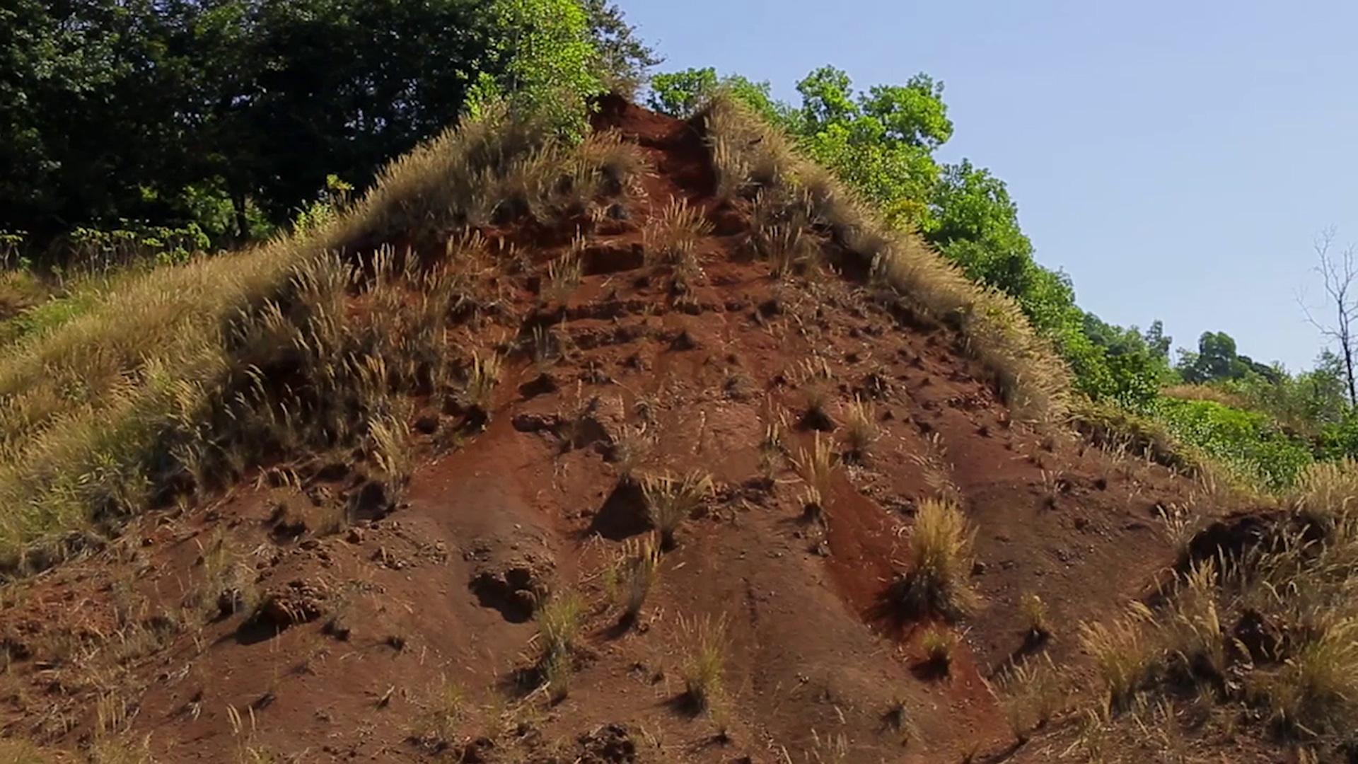 Example of soil erosion in Mayotte 