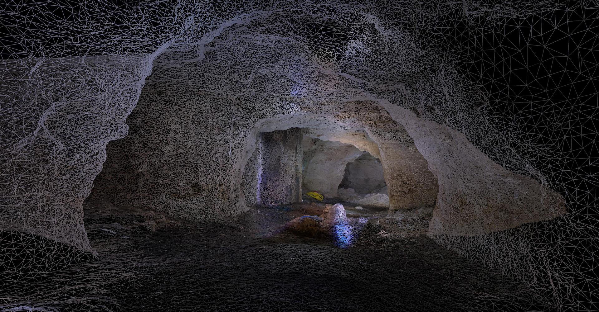 3D model of an underground quarry, Orléans