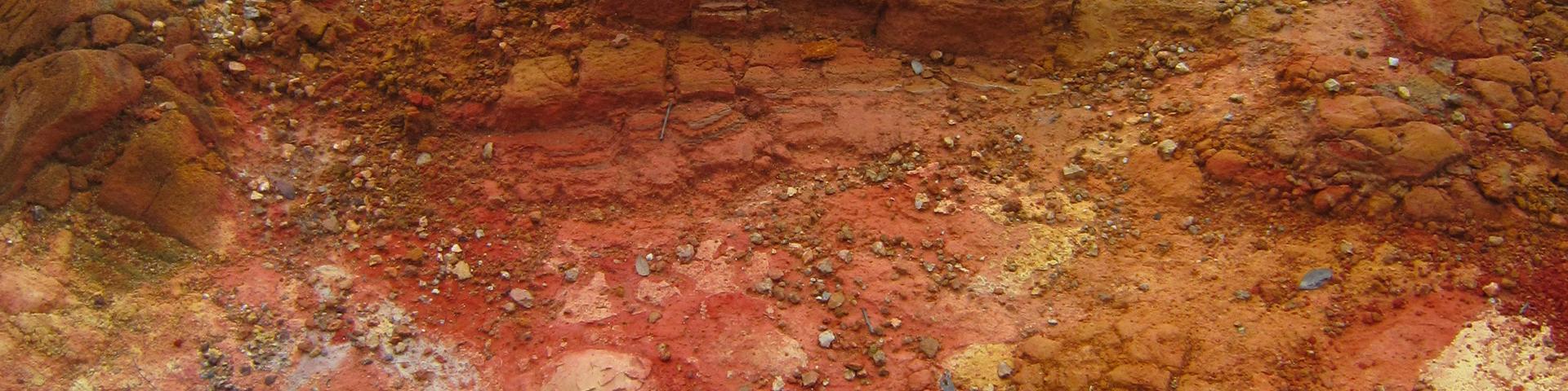 Red hydrothermal alteration, Indonesia