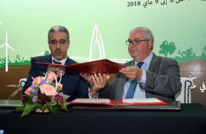 Signature of the partnership agreement with Morocco    