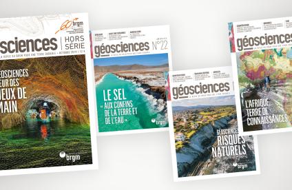 Covers of the latest issues of Geosciences journal 