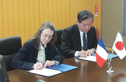  The BRGM and the University of Kyoto renewed their partnership agreement on risk prevention for 5 years 