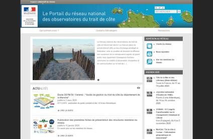  Site web du Réseau national des observatoires du trait de côte 
