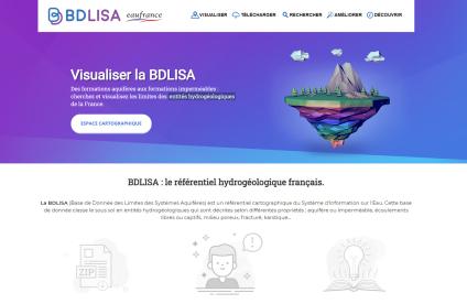 Homepage of the BDLISA website 