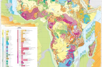  Nouvelle carte géologique de l’Afrique 