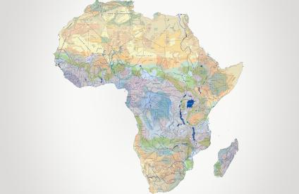 Hydrogeological map of Africa 