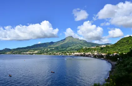 Baie de Saint Pierre en Martinique 