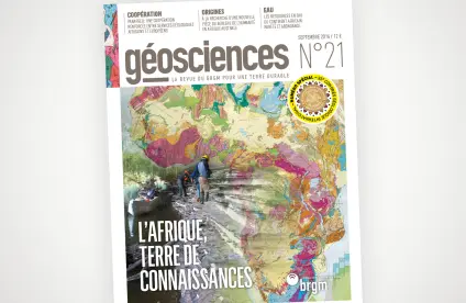 Couverture du numéro 21 de la revue Géosciences 