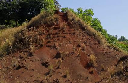 Exemple d’érosion des sols à Mayotte 