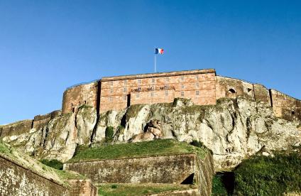 Cliff and citadel of Belfort