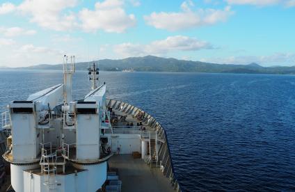 Aboard the vessel Marion Dufresne to study the sea floor off the coasts of Mayotte