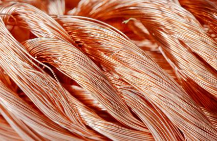 Twisted copper wires