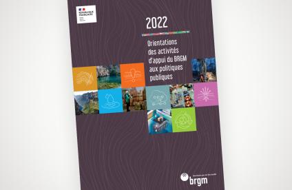 Cover of BRGM's public policy support activities orientation document