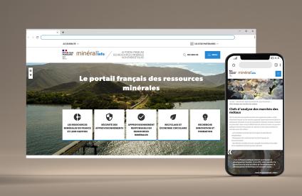 Mineralinfo, the dissemination portal of the French Mineral Raw Materials Network.
