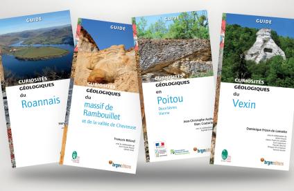 Couvertures des 4 nouveaux guides publiés par les Éditions du BRGM en 2022.