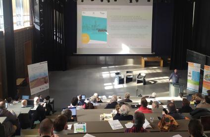 Presentation of the case for using geothermal energy at the Geothermal Awareness Days (Journées de sensibilisation à la géothermie - Paris, 2022).