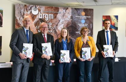 Signing of the State-BRGM objectives, resources and performance contract in Paris on 31 March 2023.