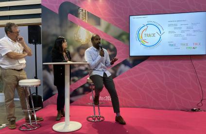 At the Pollutec trade fair in Lyon on 11 October 2023, TRACE and BRGM presented their partnership during a joint round-table discussion on innovation.