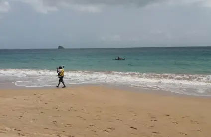 Topo-bathymetric measurements carried out as part of the OLIG project (Cluny beach, Guadeloupe, 2020)
