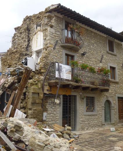 Mission post-sismique après le séisme du 24 août 2016 en Italie centrale 
