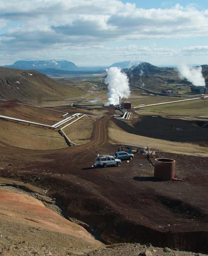 Mission d'échantillonnage d'un puits géothermique, Islande