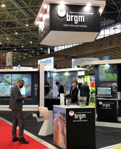 BRGM stand at Pollutec 2021
