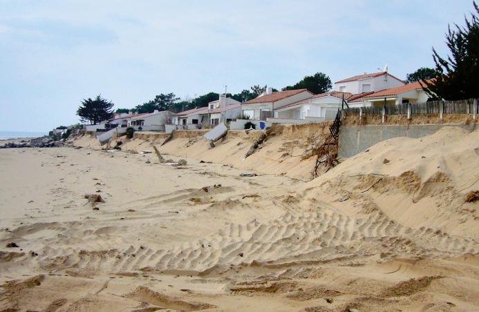 Dune erosion at Tranche-sur-Mer, Vendée