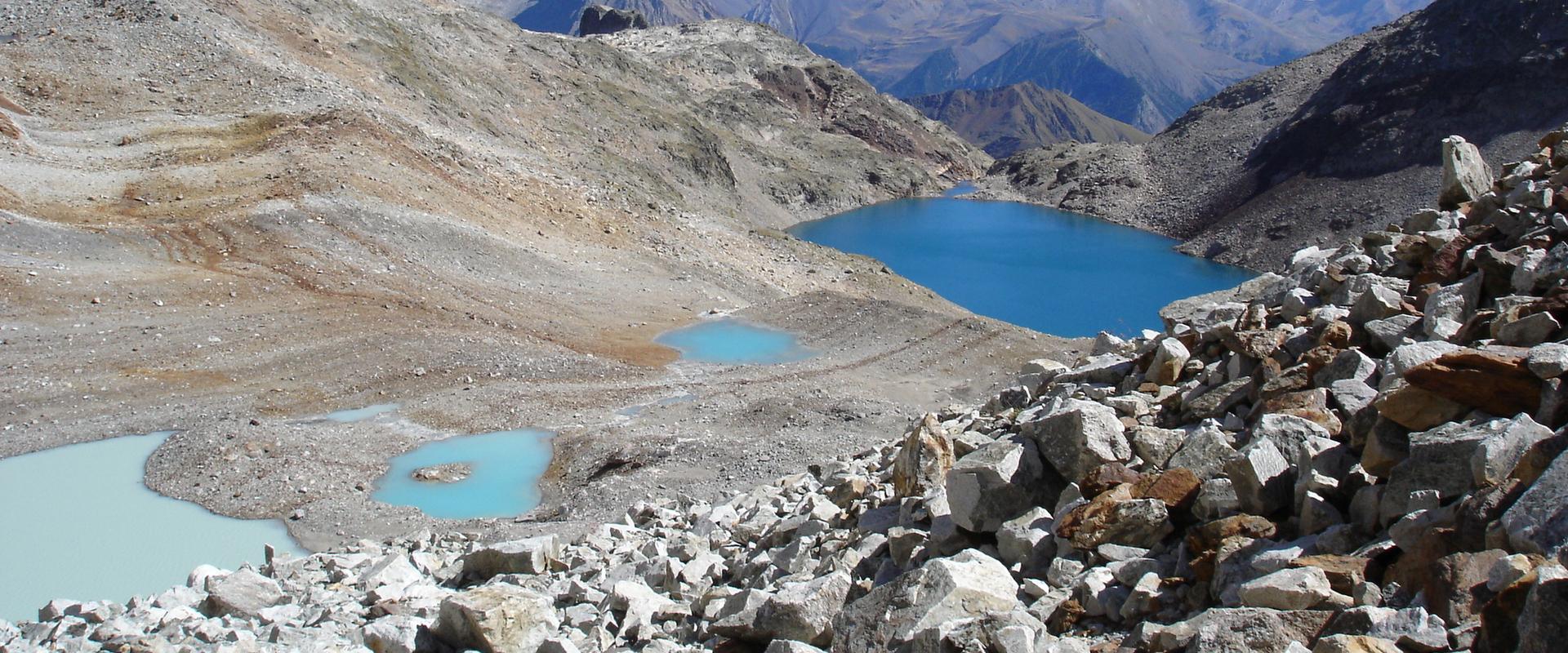 High-altitude lakes in the Aneto Range, Pyrenees