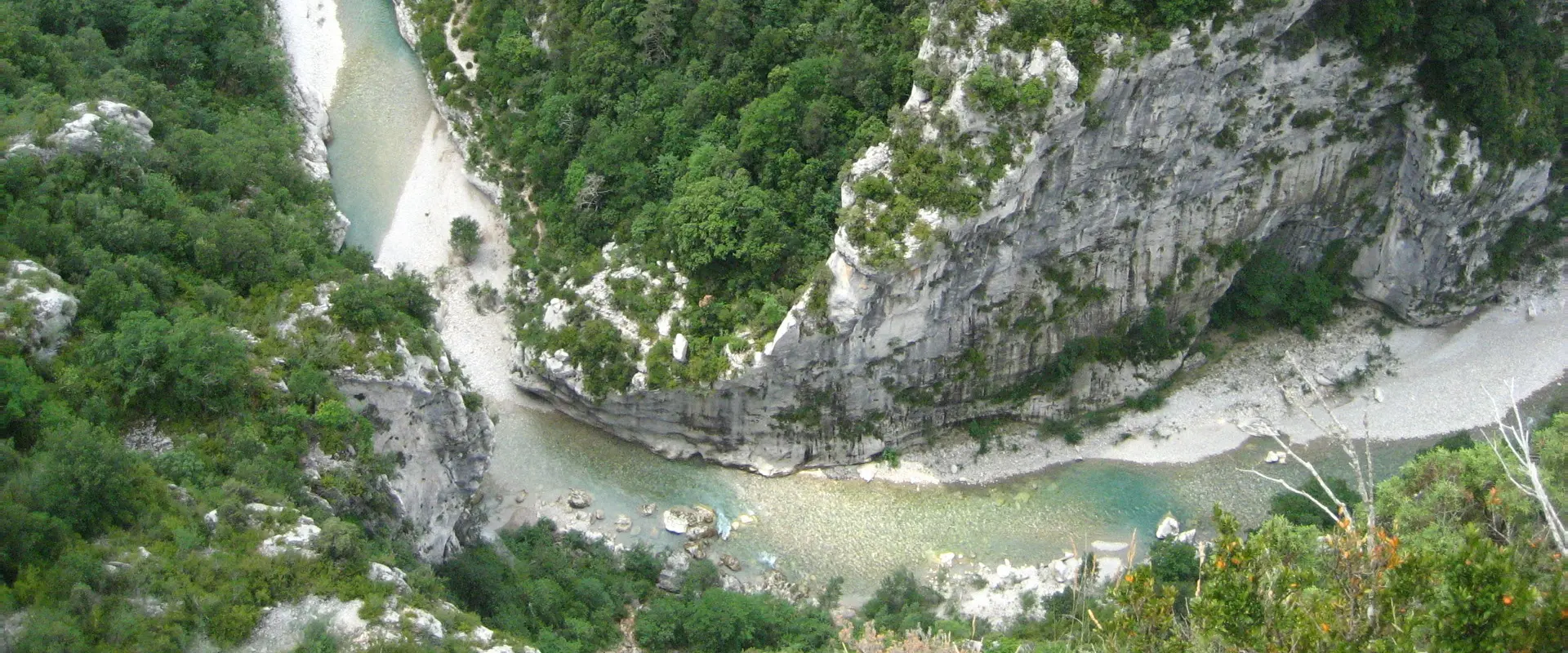 Vue des gorges du Verdon, France